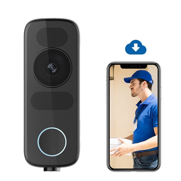 NIOB VENZ WiFi Video Doorbell Camera, Wired - Picture 1 of 2